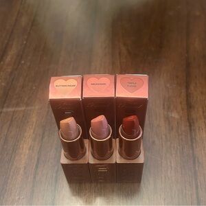 NEW Too Faced cream lipstick set (3) NIB lipsticks